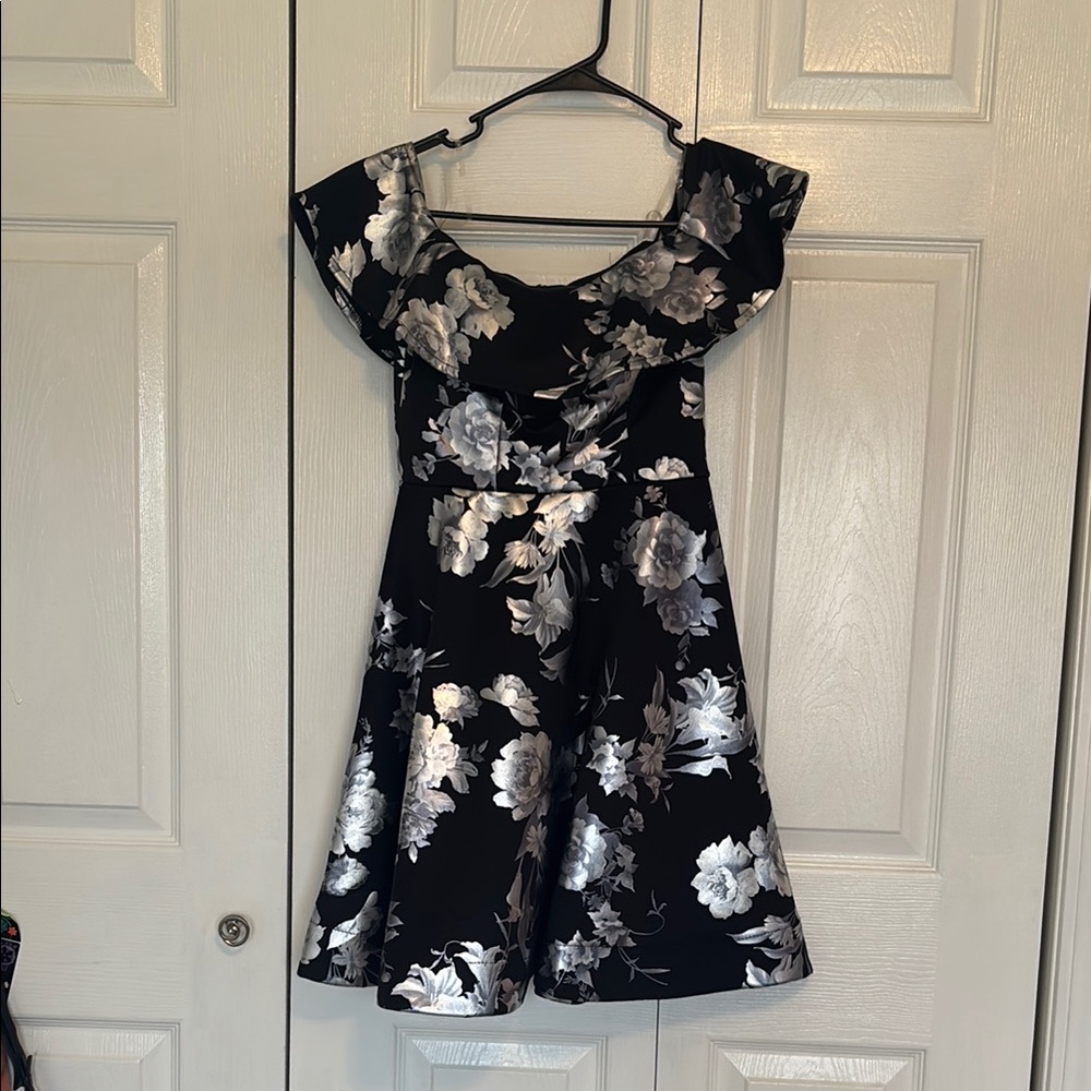 Floral Off-Shoulder Dress